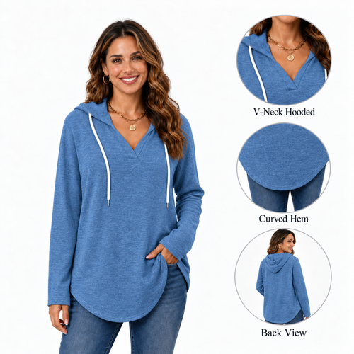 Blue Hearth Hoodie
