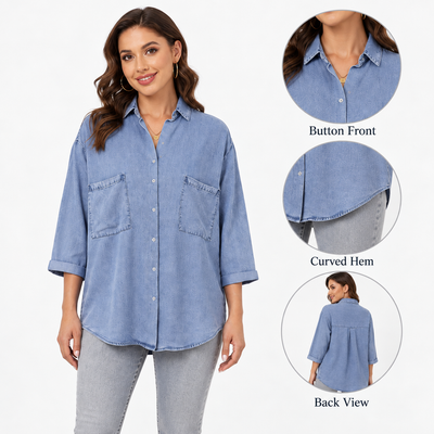 Relaxed Denim Chambray