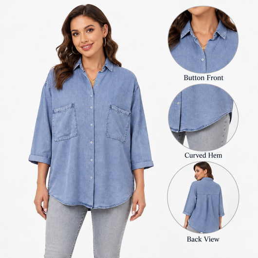 Relaxed Denim Chambray