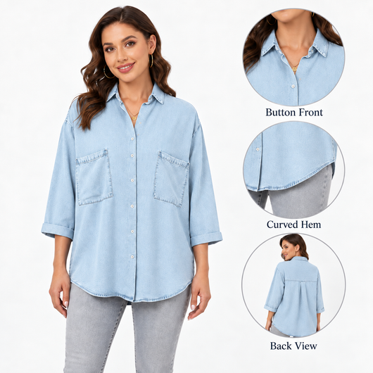 Relaxed Denim Chambray