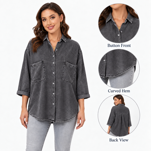 Relaxed Denim Chambray