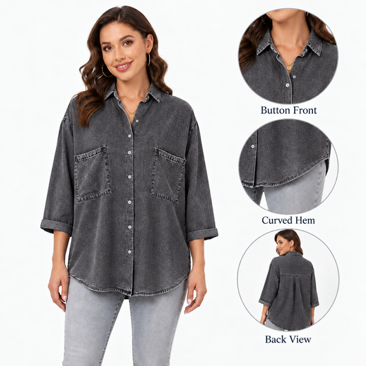 Relaxed Denim Chambray