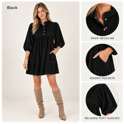 Corduroy Dress