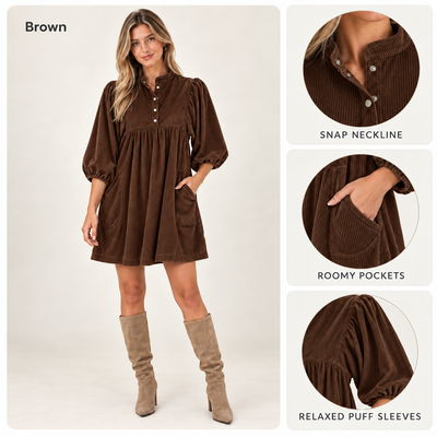 Corduroy Dress