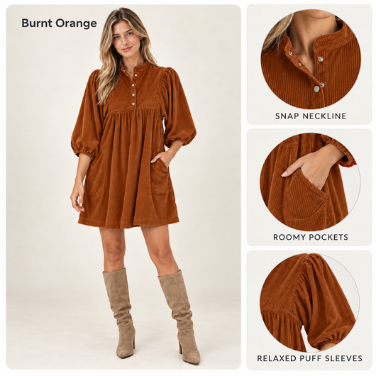Corduroy Dress