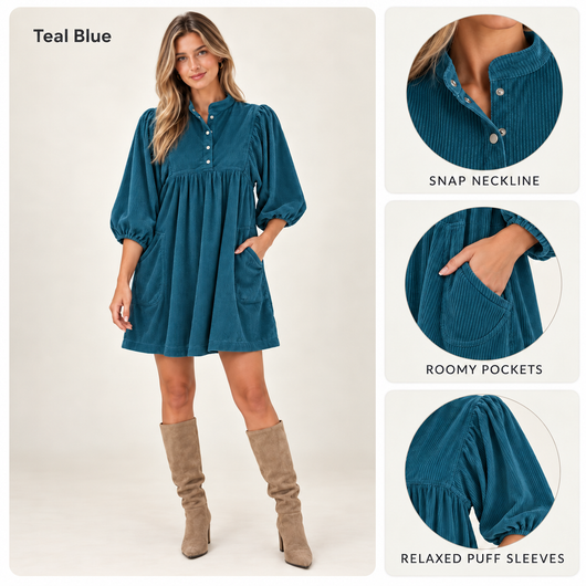 Corduroy Dress